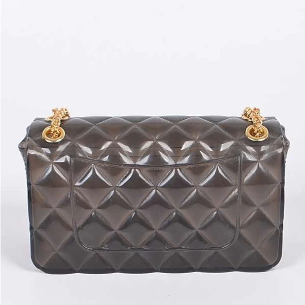 Solid Color Jelly Swing Bag